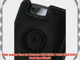PDair Leather Case for Motorola RAZR XT910 / Droid RAZR XT912 - Book Type (Black)