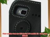 PDair Leather Case for HTC Desire Z/T-mobile G2 - Book Type (Black)