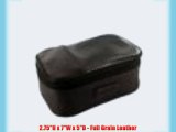 Small Utility Bag - Chocolate Brown Leather (brown) - Full Grain Leather