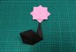 How to make an origami paper flower ( fleur / flor ) - 1