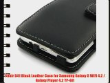 PDair B41 Black Leather Case for Samsung Galaxy S WiFi 4.2 / Galaxy Player 4.2 YP-GI1