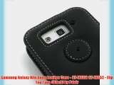 Samsung Galaxy Win Duos Leather Case - GT-i8550 GT-i8552 - Flip Top Type (Black) by Pdair