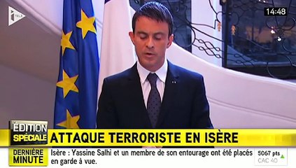 Tải video: Attentat en Isère : Valls annonce 