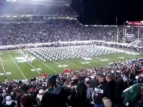 2011 Michigan State Marching Band Entrance (v. Wisconsin)