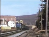 4 EMD GP30's, and locomotives from ALCO & GE on Emmaus Hill. 1977/1978.