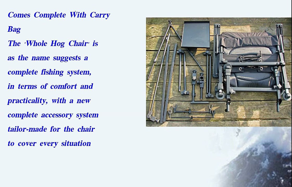 Cyprinus Whole Hog Fishing padded arm Chair seat