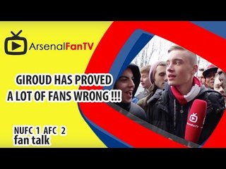 Giroud Has Proved A Lot Of Fans Wrong !!! | Newcastle 1 Arsenal 2