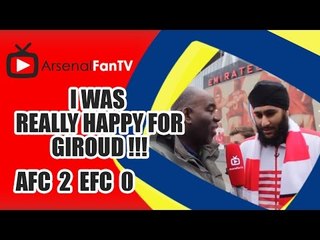 I Was Really Happy For Giroud !!! - Arsenal 2 Everton 0