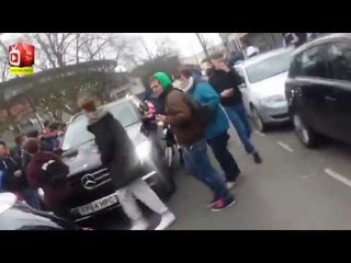 Alexis, Rosicky, Ozil, Arteta & BFG Mobbed Leaving The Emirates !!!