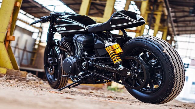 Yamaha XV950 Custom Cafe Racer Motorcycle Bike MOTO МИР 2015