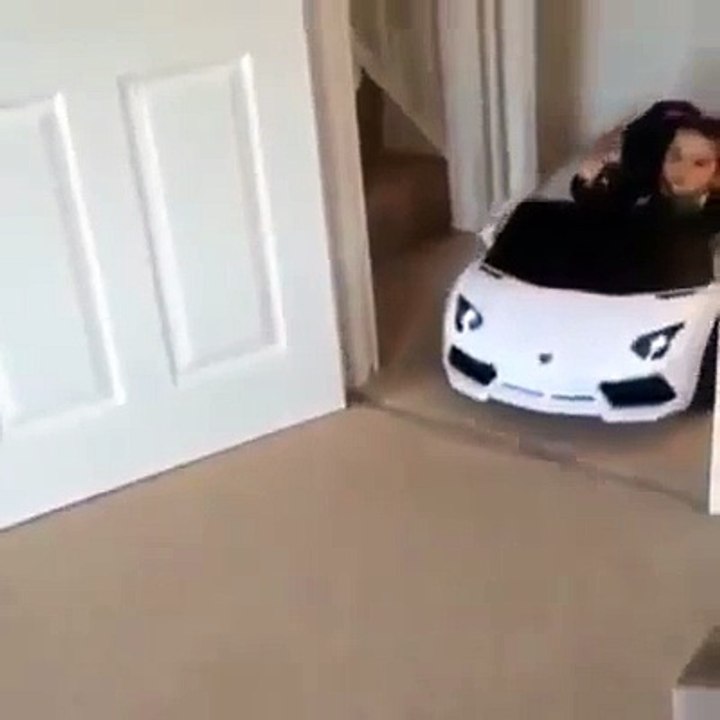 when you get a lamborghini adventador on your 1st birthday