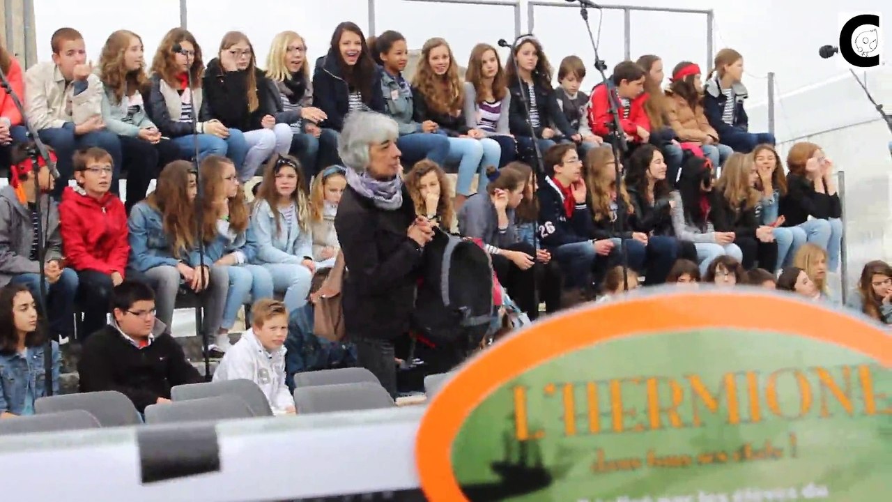 Reportage sur l'Hermione ( 18 avril 2015 )
