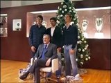 Real Madrid C.F. (cristiano ronaldo, kaka, raul y florentino perez - Felices Navidades blancas