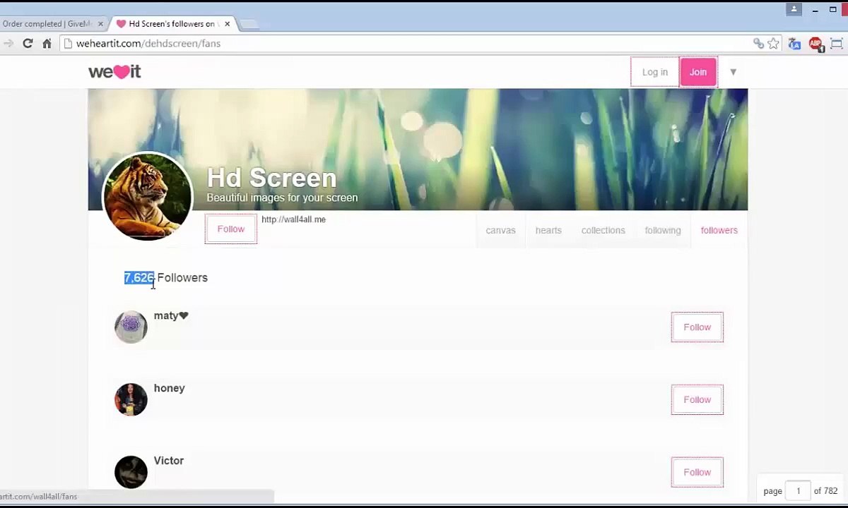 FREE We Heart It Followers (no Follow for Follow) +Proof