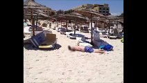 عاجل الأن .. الأن :صور ضحايا من السياح على شاطئ نزل 