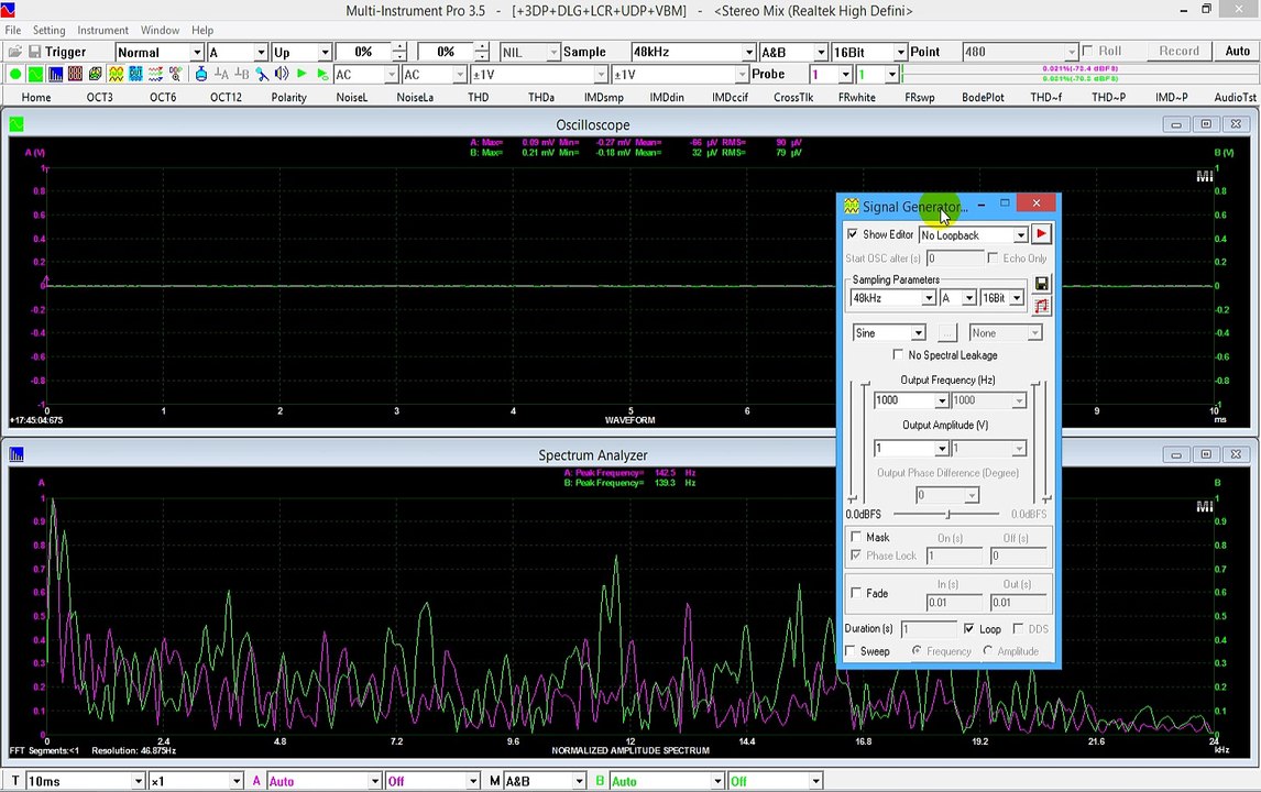 Accurate Phase Shift Measurement Between two sine waves