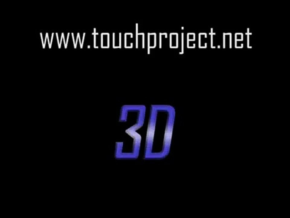 Multitouch 3d animation
