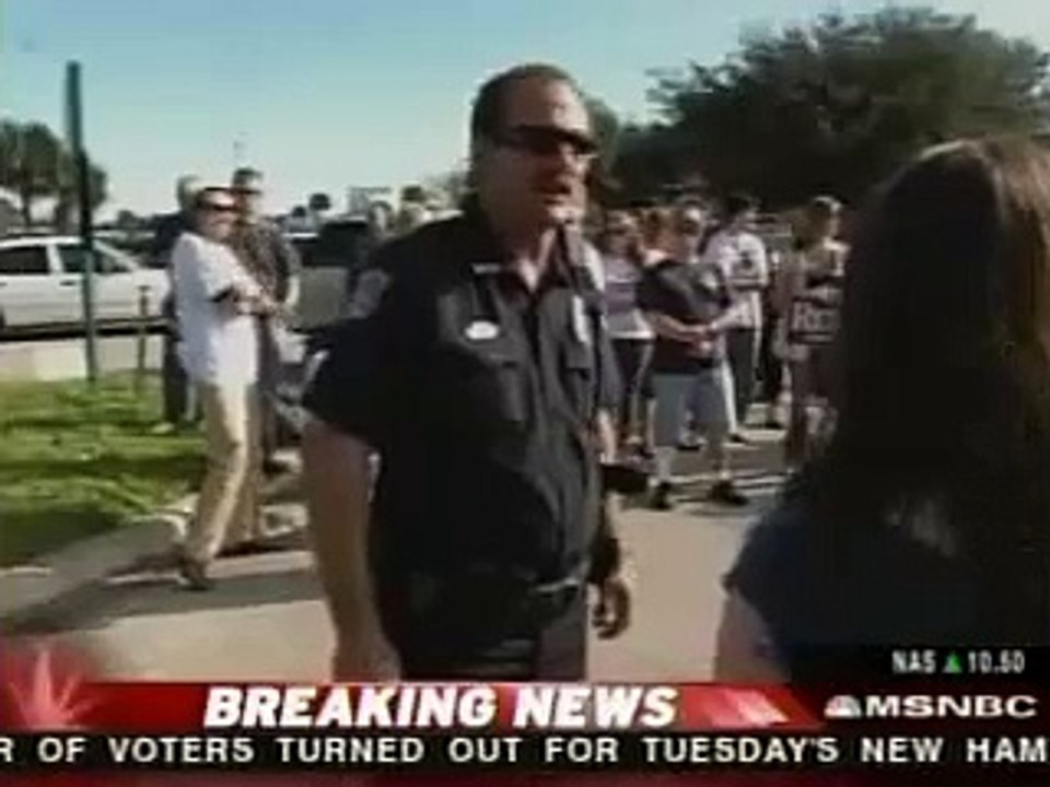 MSNBC Contessa Brewer Make-Up Mishap 1-9-08