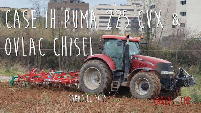 CASE IH PUMA 225 CVX & OVLAC CHISEL