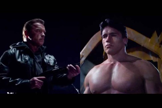 Quand le TERMINATOR 2015 affronte le TERMINATOR 1984 (extrait Terminator Genisys)