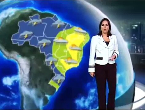 Flávia Alvarenga - Previsão do Tempo [Jornal Nacional]