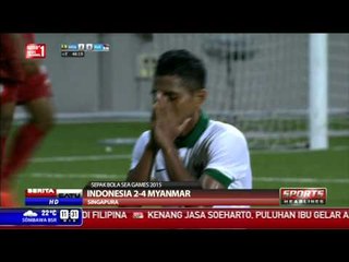 Pertandingan Perdana SEA Games, Indonesia Dikalahkan Myanmar 2-4