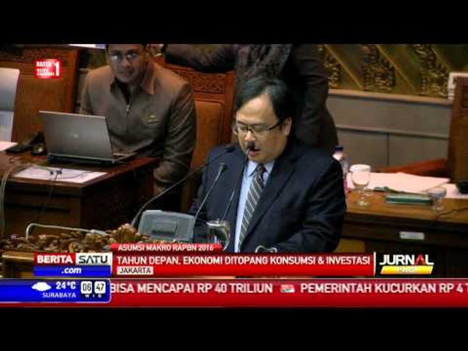 Menkeu Targetkan Pertumbuhan Ekonomi Tahun Depan 5,8 Persen