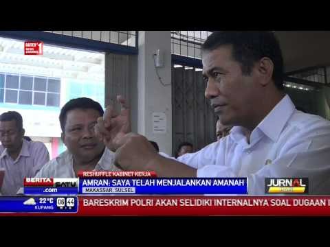 Amran: Reshuffle Kabinet itu Urusan Presiden