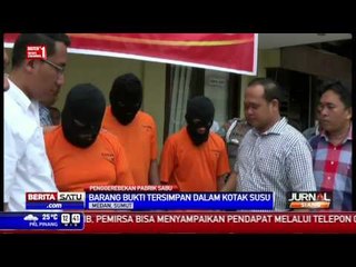 Polisi Tangkap 3 Tersangka Pembuat Sabu Rumahan