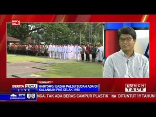 Lunch Talk: Cek Ulang Ijazah PNS #1