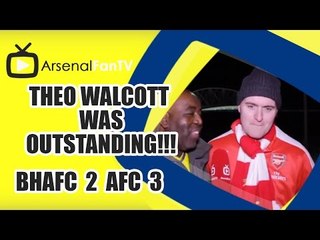 Theo Walcott Was Outstanding!!! - Brighton 2 Arsenal 3
