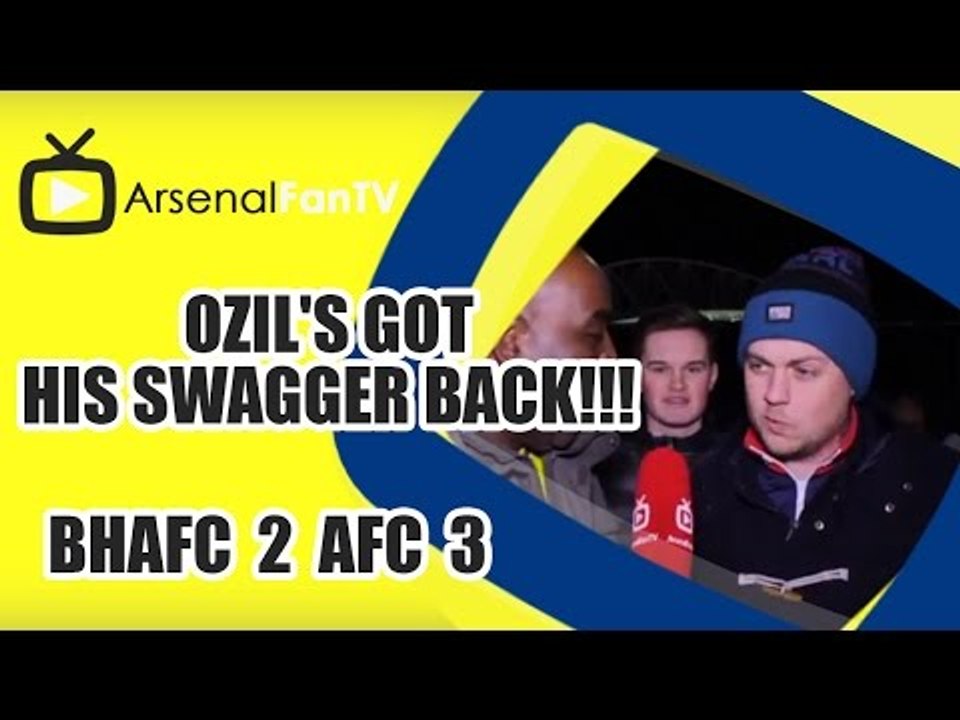 Ozil's Got His Swagger Back!!! - Brighton 2 Arsenal 3