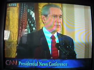Bush says "money trumps peace"