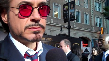 Robert Downey Jr. at the "Iron Man 2" premiere