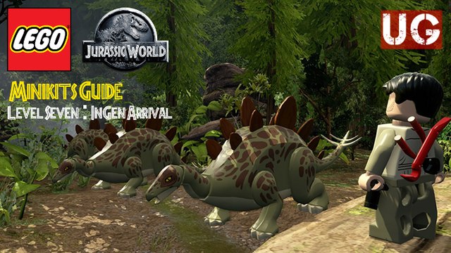 Lego Jurassic World - Level 7 - InGen Arrival Minikits Guide