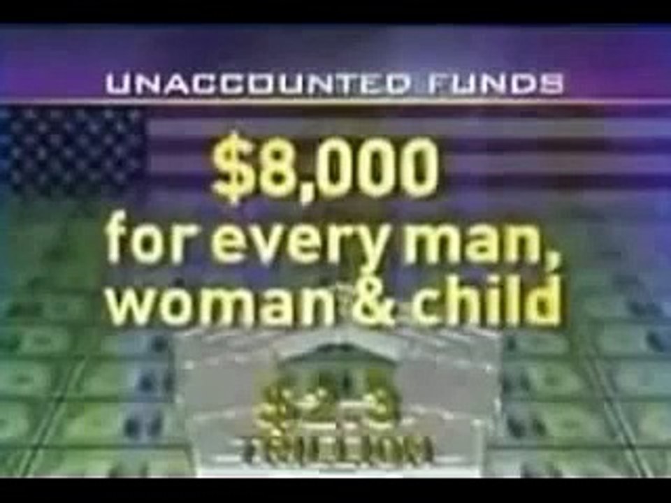9/11 - Rumsfeld: $2.3 Trillion Missing From Pentagon - 1 DAY before 9/11