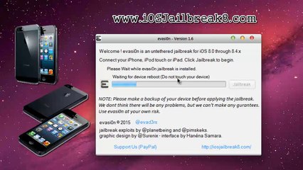Untethered jailbreak For iphone iOS 8.4