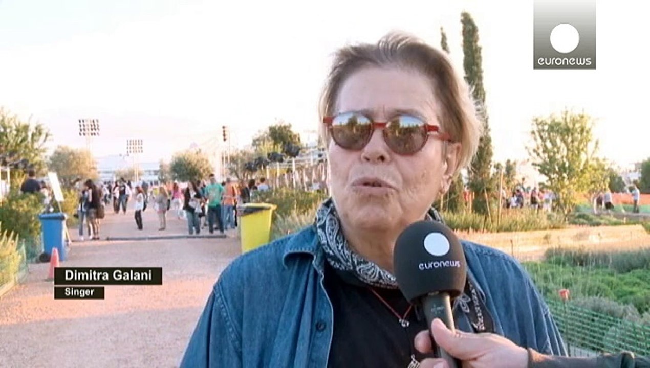Musik und Kunst im neuen Stavros-Niarchos-Park in Athen
