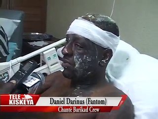 Témoignage de Daniel Darinus dit Fantom de Barikad Crew, depuis son lit d'hôpital