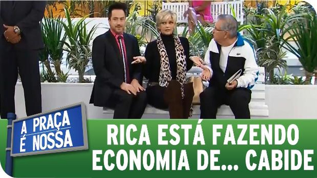 A Nova Rica está economizando...cabides