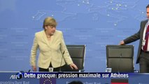 Merkel recommande à Athènes d'accepter 