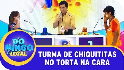 Turma de Chiquititas participa do Torta na Cara