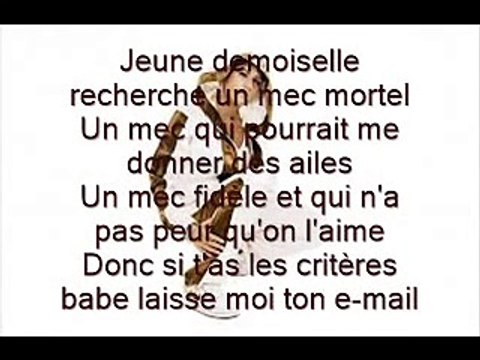 Diam's Jeune demoiselle paroles