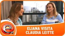 Eliana Visita Claudia Leitte