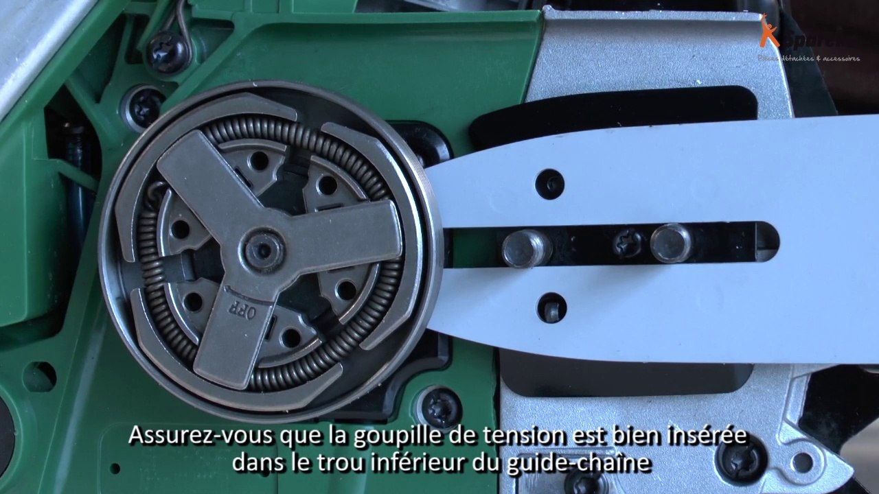 Changer la chaîne de votre tronçonneuse