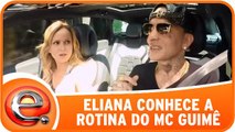 Eliana visita o cantor MC Guimê