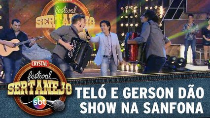 Teló e Gerson dão show na sanfona