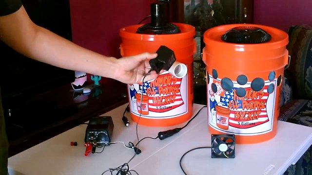 The DIY Air Coolers AC&Evap. powered using AC/wall current (w/AC to DC Power Supply Overview)