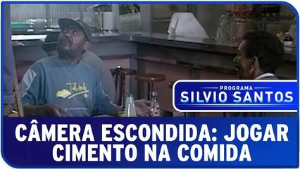 Câmera Escondida: Jogar Cimento na Comida