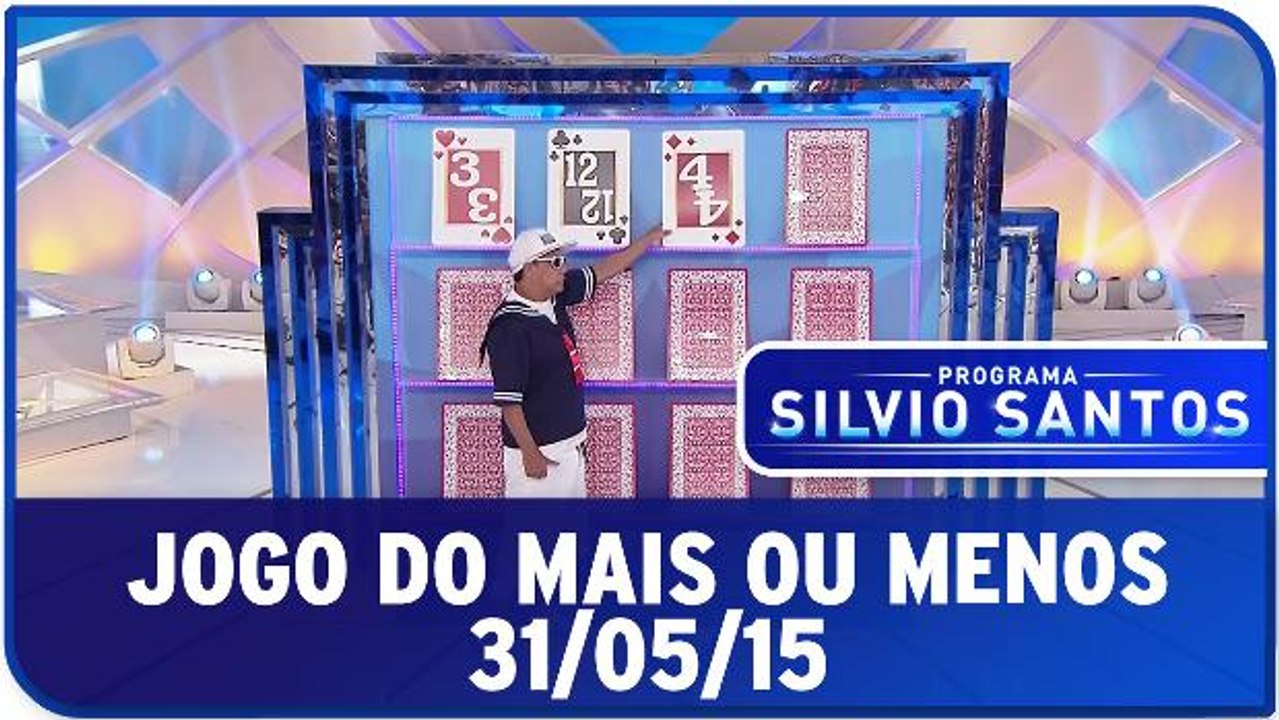 Silvio Santos apresenta o Mais ou Menos de 31.05.15